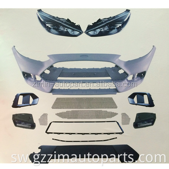 ABS Plastic Body kit & Head Lamp & Grille Used For Focus RS 2015